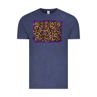 Vintage Denim mardi gras leopard background Vintage Tee - RanaPortraitStore