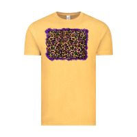 Vintage Mustard mardi gras leopard background Vintage Tee - RanaPortraitStore