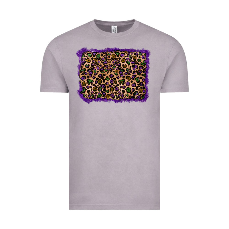 Mardi Gras Leopard Background Vintage Tee by RanaPortraitStore | Teevron