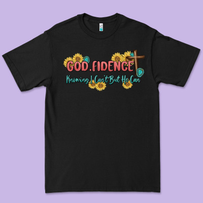 God Fidence Premium Tee Designed By Maliassmallbusiness