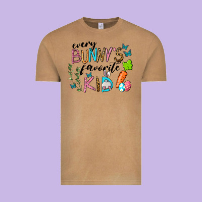 Every Bunnys Favorite Kid Vintage Tee Designed By Ranaportraitstore