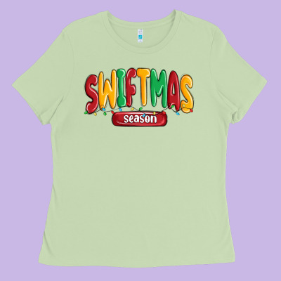 Swiftmas Season Ladies Tee Designed By Maliassmallbusiness