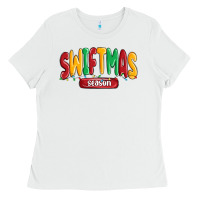 White swiftmas season Ladies Tee - MaliasSmallBusiness