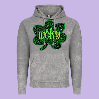 Lucky Shamrock St Patricks Day Vintage Hoodie Designed By Bettercallsaul
