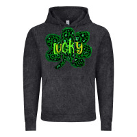 Vintage Black Lucky Shamrock St Patricks Day Vintage Hoodie - Bettercallsaul