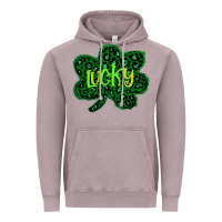Vintage Zinc Lucky Shamrock St Patricks Day Vintage Hoodie - Bettercallsaul