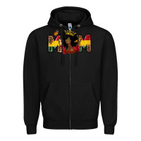 Black Juneteenth mom Zipper Hoodie - FaDigitalArtStudio