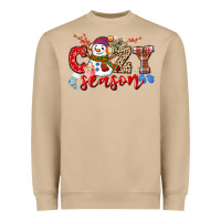 Mushroom cozy season snowman Heavyweight Sweatshirt - CowGirlArtShop