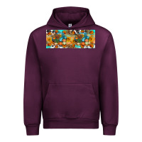 Mauve Wine Thanksgiving Turkey Truck Urban Hoodie - Artiststas