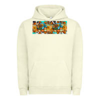 Pigment Pistachio Thanksgiving Turkey Truck Urban Hoodie - Artiststas