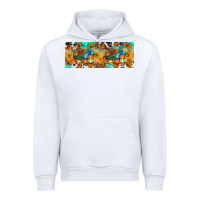 White Thanksgiving Turkey Truck Urban Hoodie - Artiststas