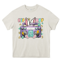 Cream hip hop easter Heavy Core Tee - MaliasSmallBusiness