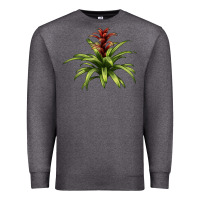 Charcoal Heather Bromeliads Premium Sweatshirt - LillyAllenDesigns