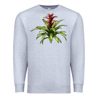Heather Grey Bromeliads Premium Sweatshirt - LillyAllenDesigns