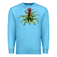 Ocean Blue Bromeliads Premium Sweatshirt - LillyAllenDesigns