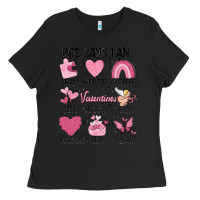Black funny valentines Ladies Tee - MaliasSmallBusiness