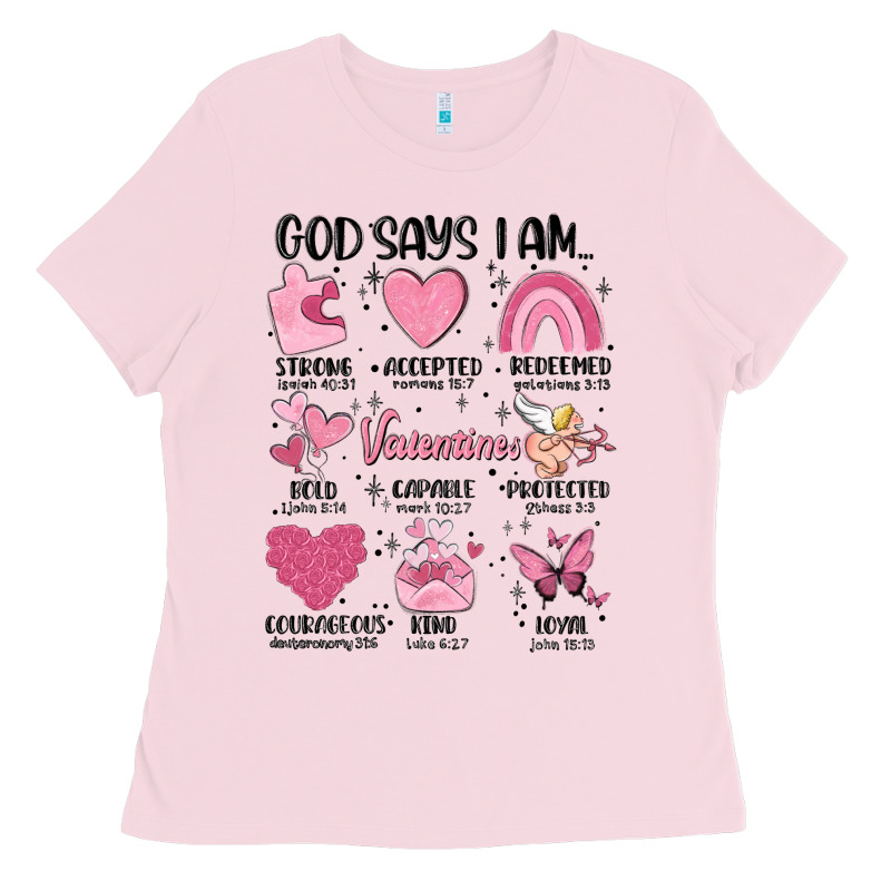 Funny Valentines Ladies Tee by MaliasSmallBusiness | Teevron