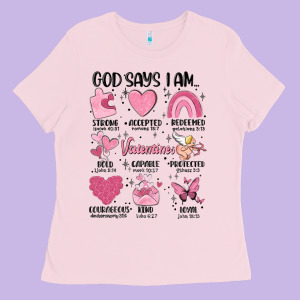 Funny Valentines Ladies Tee Designed By Maliassmallbusiness
