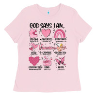 Bubblegum Pink funny valentines Ladies Tee - MaliasSmallBusiness