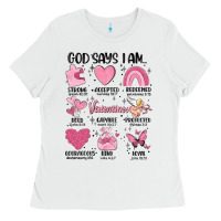 White funny valentines Ladies Tee - MaliasSmallBusiness
