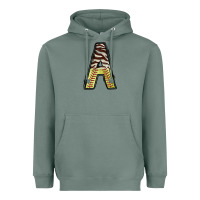 Sage softball alphabet a Heavyweight Hoodie - CowhideDigitalArt