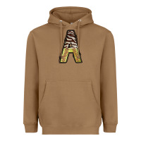Toasted Coconut softball alphabet a Heavyweight Hoodie - CowhideDigitalArt