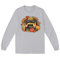 Moon Dust Fall School Bus Long Sleeve Tee - texasbilliewilder