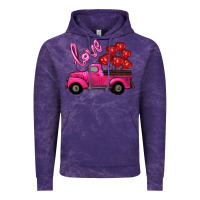 Cloud Purple valentine's day turck with balloons Vintage Hoodie - RanaPortraitStore