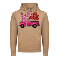 Vintage Coffee valentine's day turck with balloons Vintage Hoodie - RanaPortraitStore
