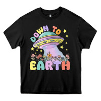 Black down to earth Heavy Core Tee - MaliasSmallBusiness