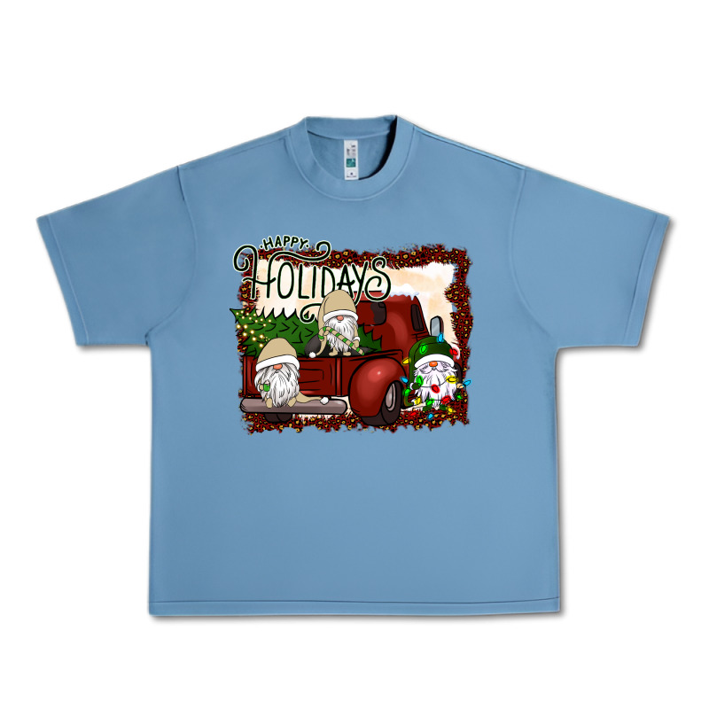 Happy Holidays Gnomes Christmas Truck Urban Heavy Tee by Bettercallsaul | Teevron