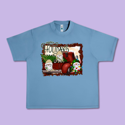 Happy Holidays Gnomes Christmas Truck Urban Heavy Tee Designed By Bettercallsaul