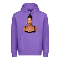 Purple black woman Premium Hoodie - FaDigitalArtStudio