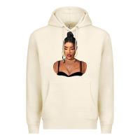 Tofu black woman Premium Hoodie - FaDigitalArtStudio