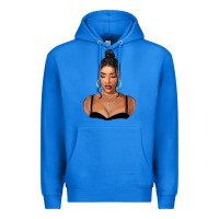 True Royal black woman Premium Hoodie - FaDigitalArtStudio