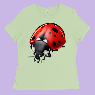 Ladybug Ladies Tee Designed By Jasminsmagicworld