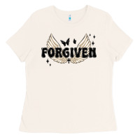 Forgiven Christian Angel Wings Ladies Tee | Teevron