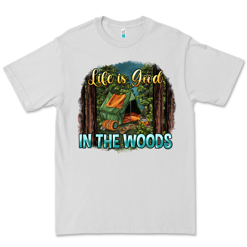 Life Is Good In The Woods Premium Tee by NancyCooperArtShop | Teevron
