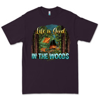 Plum life is good in the woods Premium Tee - NancyCooperArtShop