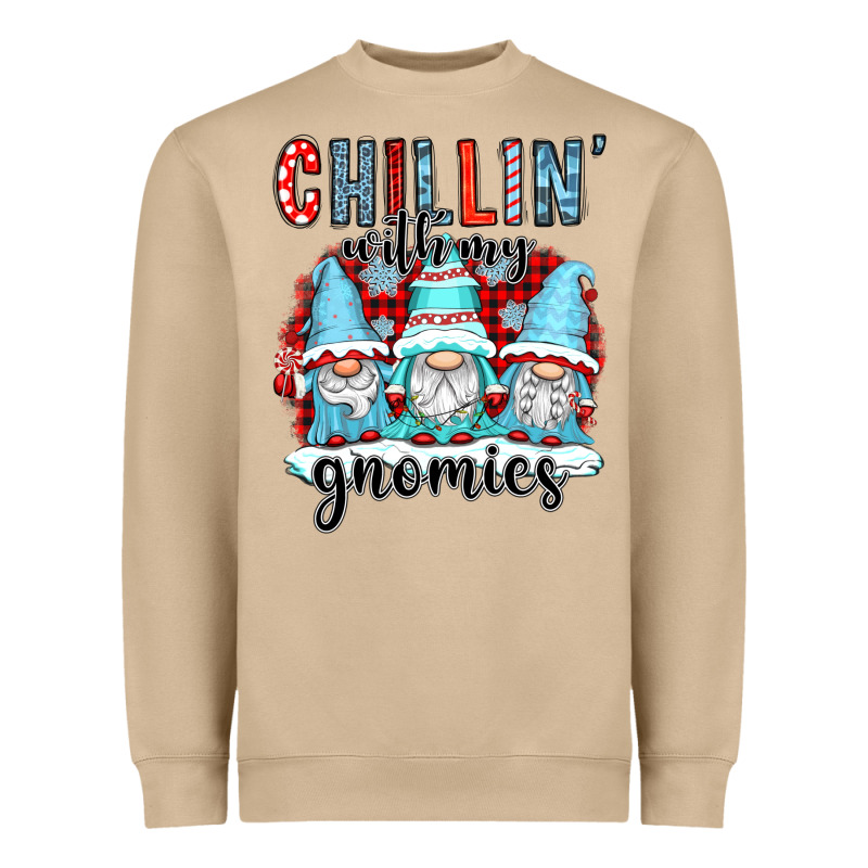 Chillin With My Gnomies Heavyweight Sweatshirt by CowGirlArtShop | Teevron