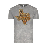 Cloud Rock Western Texas Map Leopard Pattern Vintage Tee - Bettercallsaul