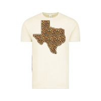 Vintage Arctic Western Texas Map Leopard Pattern Vintage Tee - Bettercallsaul