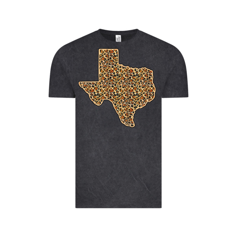 Western Texas Map Leopard Pattern Vintage Tee by Bettercallsaul | Teevron