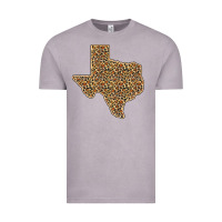 Vintage Zinc Western Texas Map Leopard Pattern Vintage Tee - Bettercallsaul