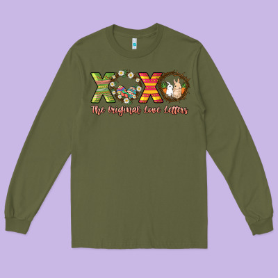 Xoxo The Original Love Letters Long Sleeve Tee Designed By Nancycooperartshop
