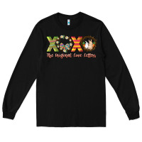 Black Xoxo the original love letters Long Sleeve Tee - NancyCooperArtShop