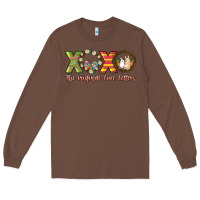 Chestnut Xoxo the original love letters Long Sleeve Tee - NancyCooperArtShop