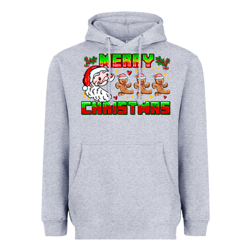 Merry Christmas Heavyweight Hoodie by CowhideDigitalArt | Teevron