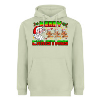 Matcha Merry Christmas Heavyweight Hoodie - CowhideDigitalArt