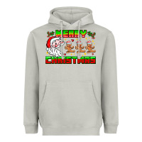 Moon Dust Merry Christmas Heavyweight Hoodie - CowhideDigitalArt